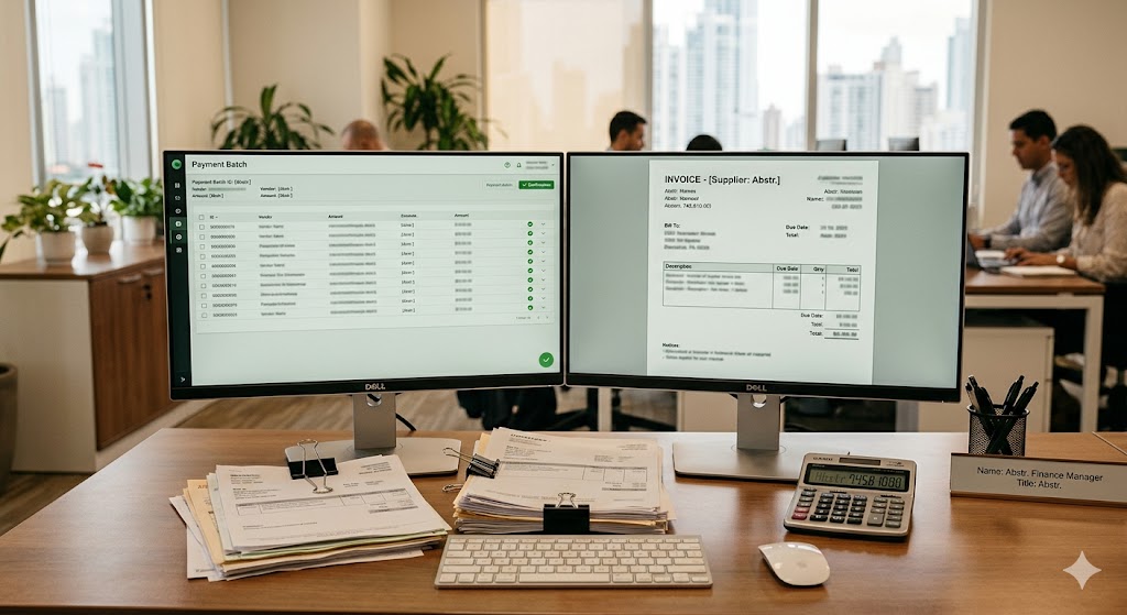 Gestion de pagos a proveedores desde la plataforma corporativa