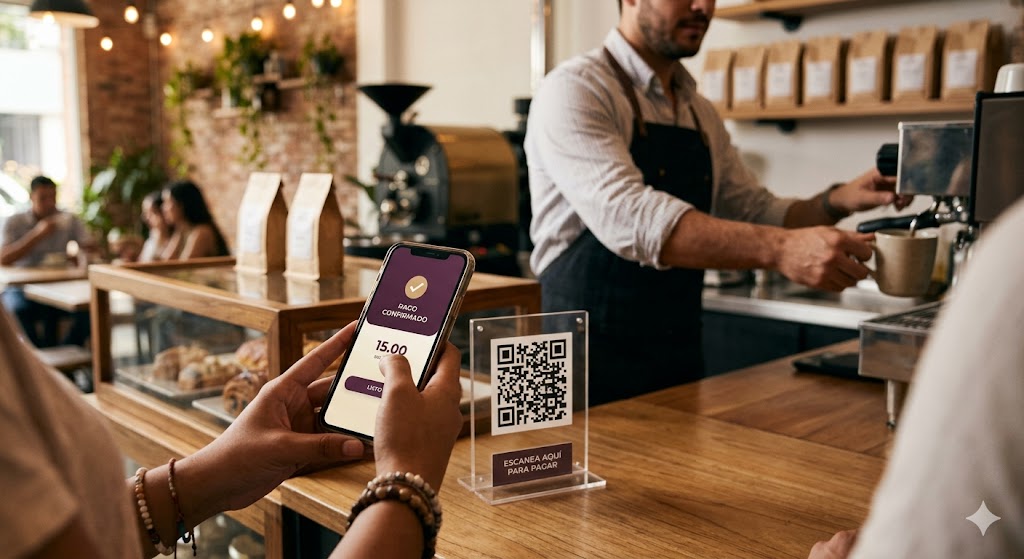 Cobros con codigo QR comercio Venezuela